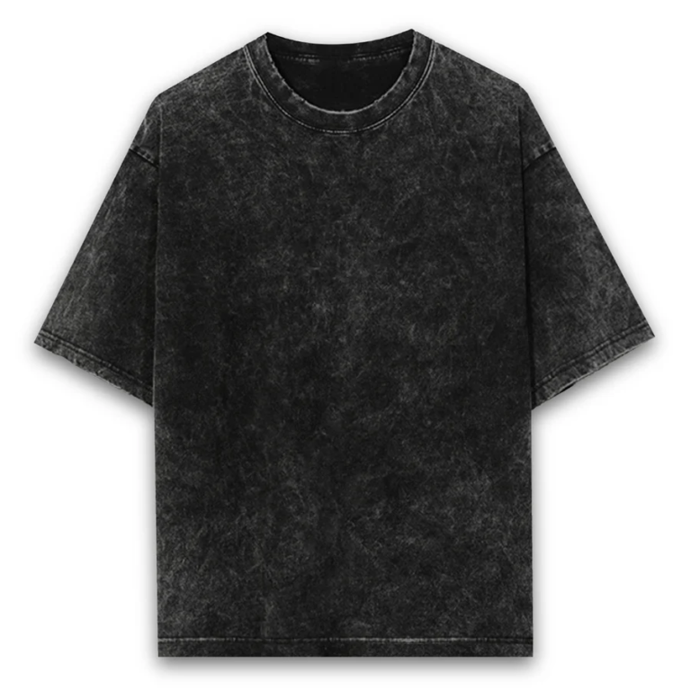 Acid Washed Oversized Graphic T-Shirt