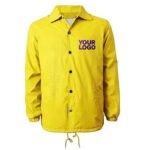 Coach Rain Shell Jacket: A customizable, lightweight waterproof/windproof outerwear piece designed specifically for coaching staff. — view 1 — OEM coach rain shell jacket manufacturer manufacturer