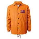 Coach Rain Shell Jacket: A customizable, lightweight waterproof/windproof outerwear piece designed specifically for coaching staff. — view 2 — OEM coach rain shell jacket manufacturer manufacturer