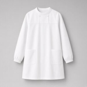 Blank white kindergarten smock uniform mockup - RTS-KG-101