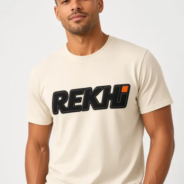 100% Cotton T-Shirt — Appliqué