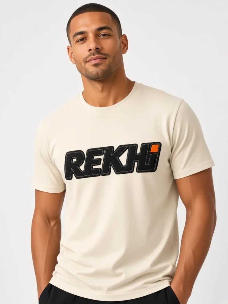 100% Cotton T-Shirt — Appliqué
