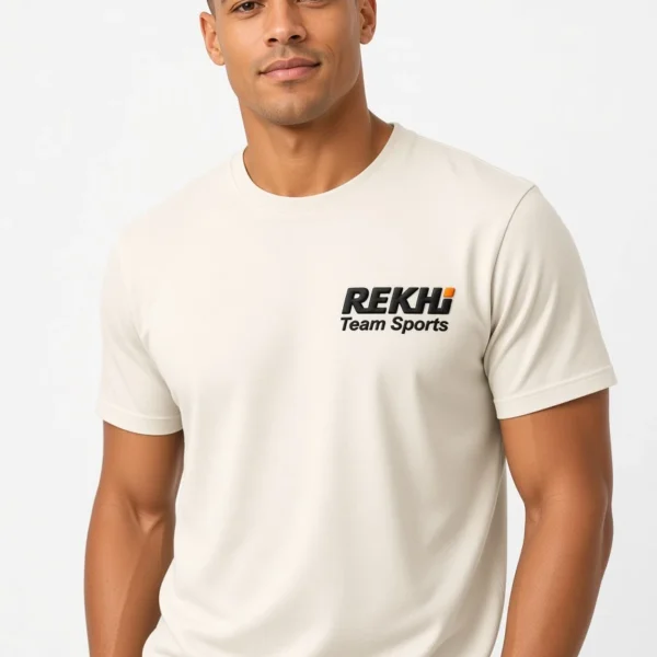 100% Cotton T-Shirt — 3D Puff Embroidery